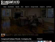 Tablet Screenshot of longwoodantiquewoods.com